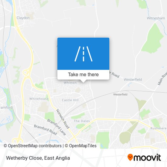 Wetherby Close map