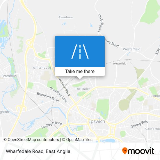Wharfedale Road map