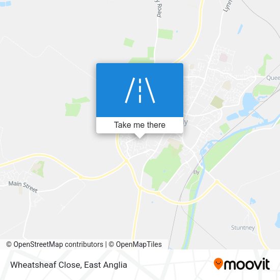 Wheatsheaf Close map