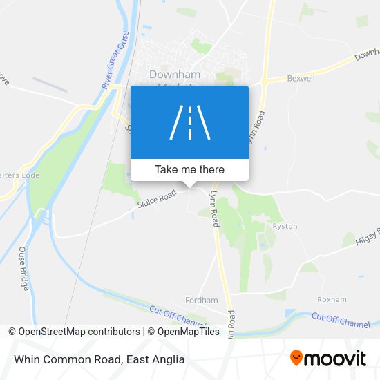 Whin Common Road map
