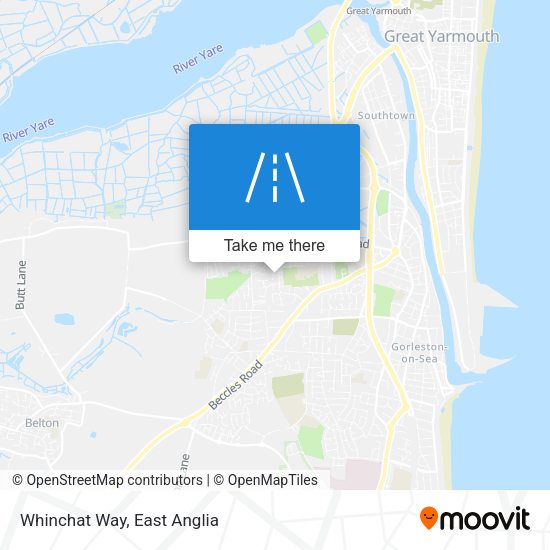Whinchat Way map