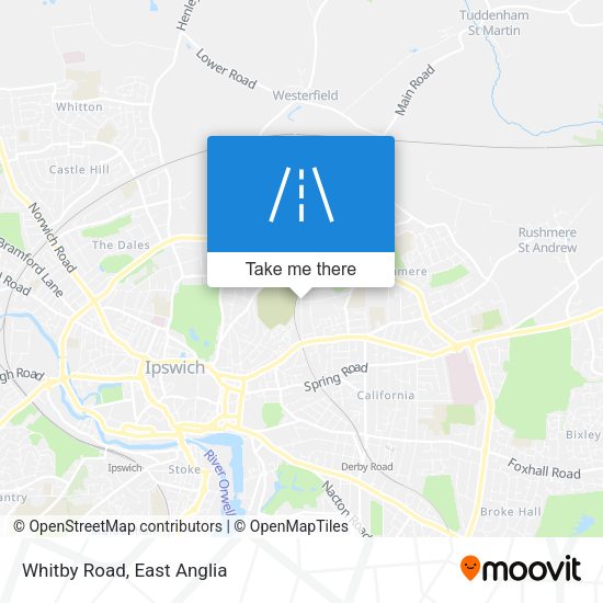 Whitby Road map