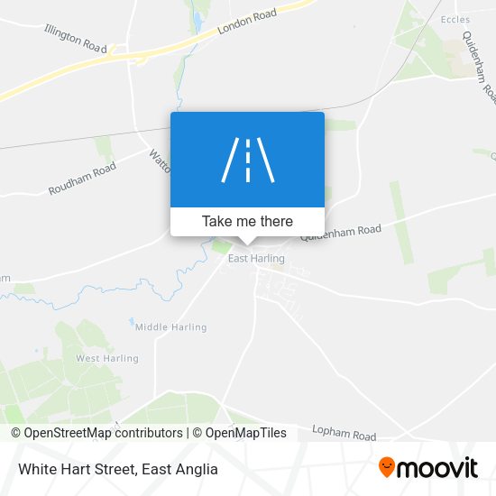 White Hart Street map