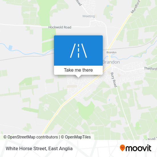 White Horse Street map