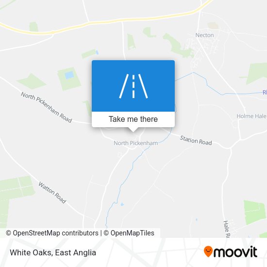 White Oaks map