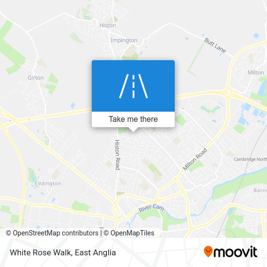 White Rose Walk map
