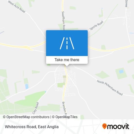 Whitecross Road map
