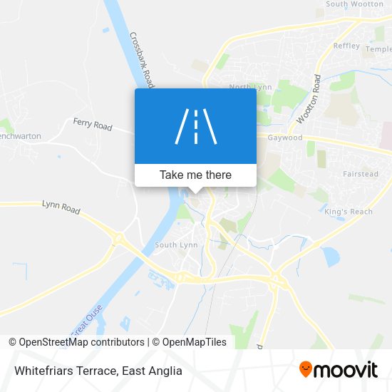Whitefriars Terrace map