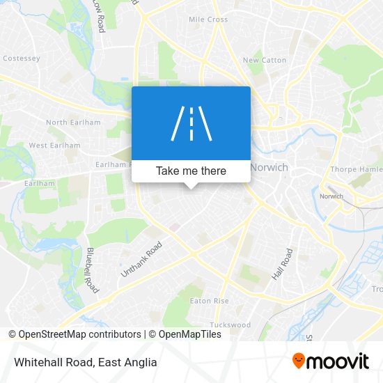 Whitehall Road map
