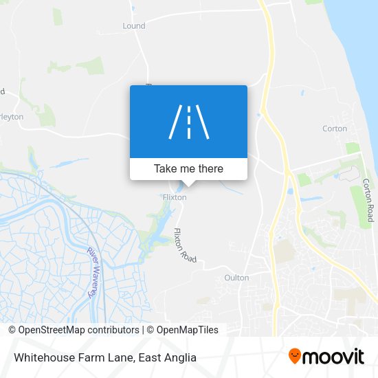 Whitehouse Farm Lane map