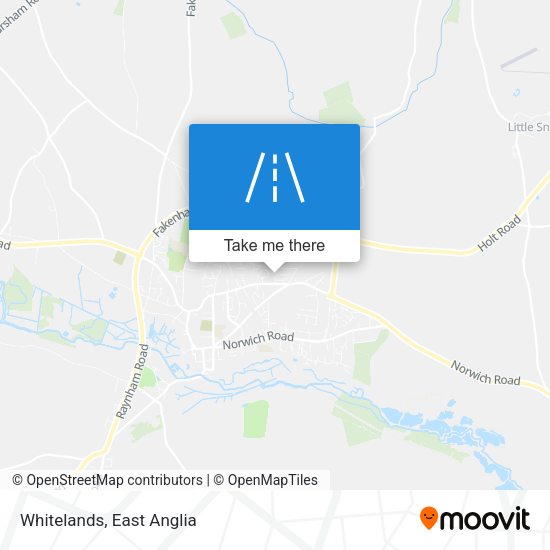Whitelands map