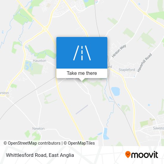 Whittlesford Road map