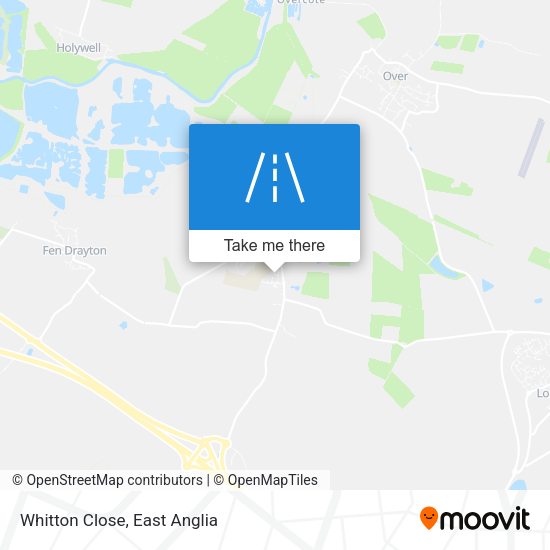 Whitton Close map