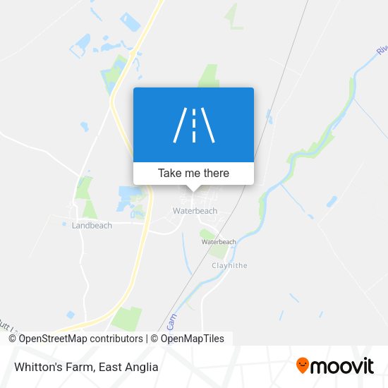Whitton's Farm map