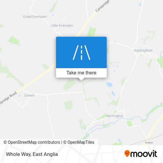 Whole Way map