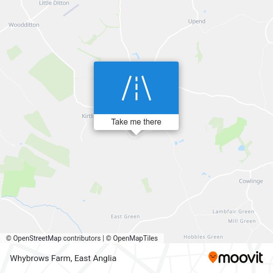 Whybrows Farm map