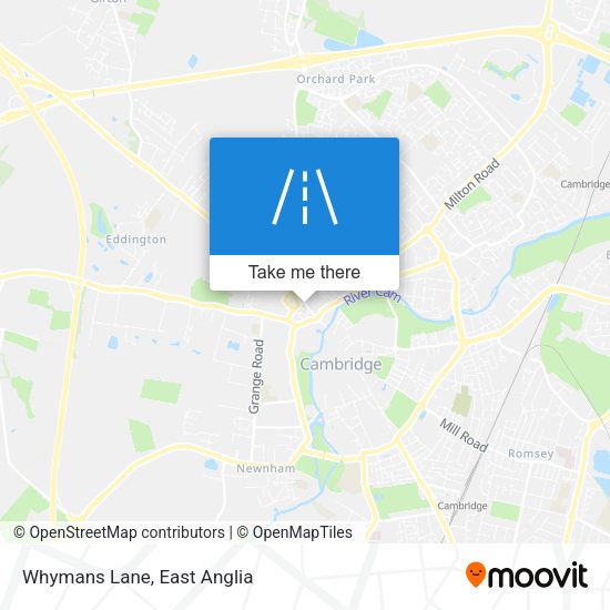 Whymans Lane map