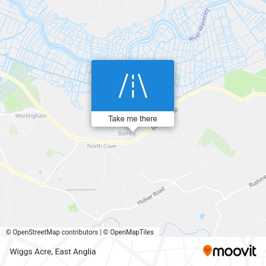 Wiggs Acre map