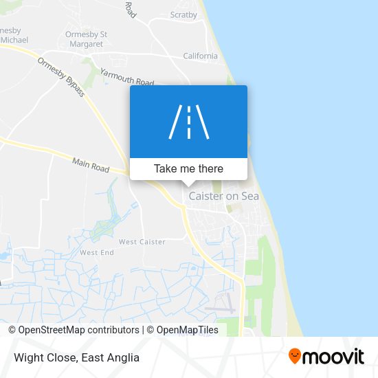Wight Close map