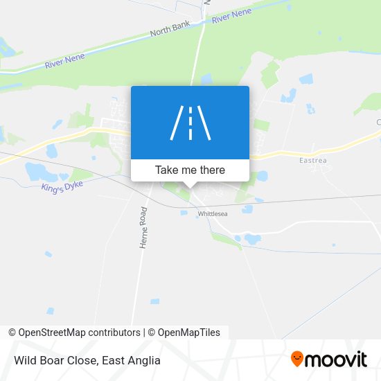 Wild Boar Close map