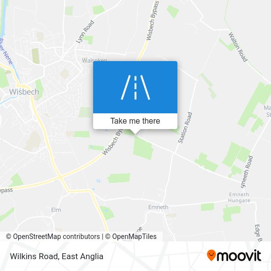 Wilkins Road map