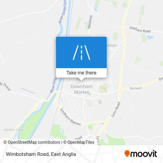 Wimbotsham Road map