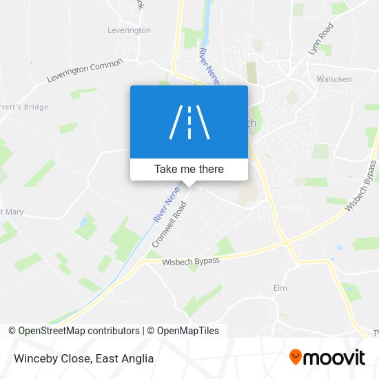 Winceby Close map
