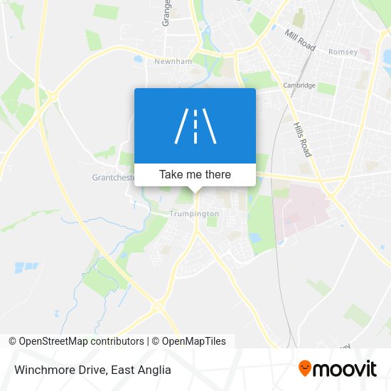 Winchmore Drive map