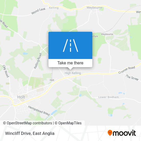 Wincliff Drive map