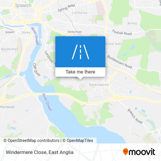 Windermere Close map