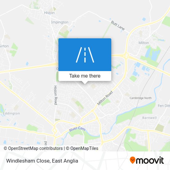 Windlesham Close map