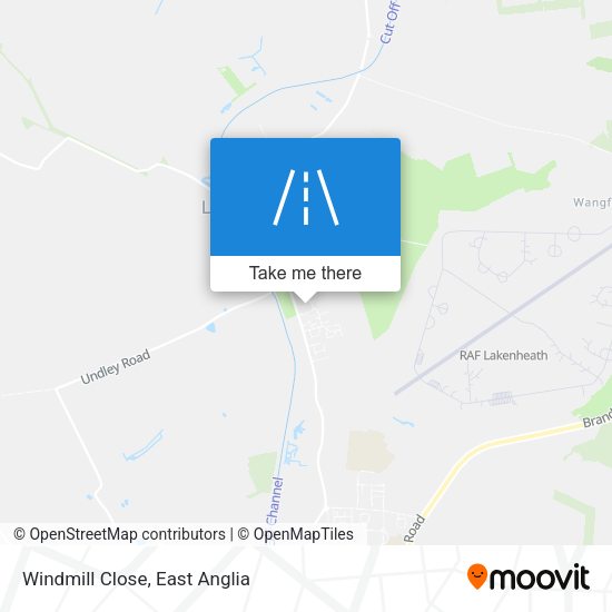 Windmill Close map