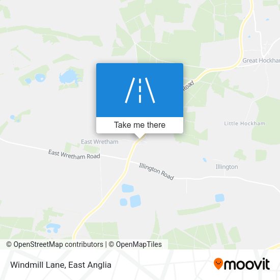 Windmill Lane map