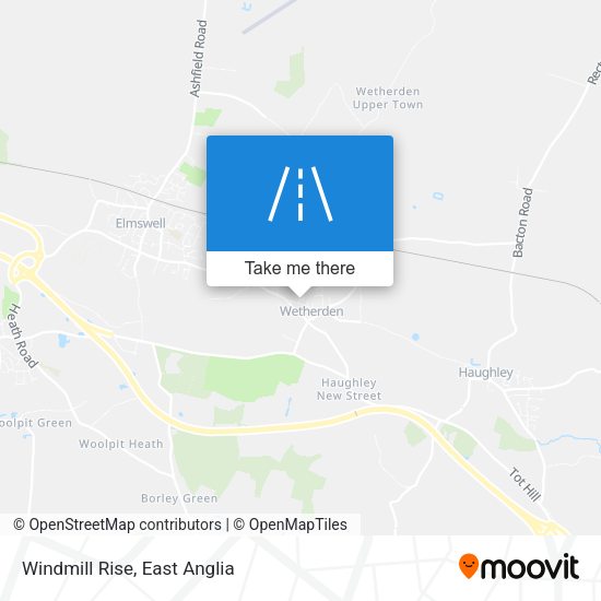 Windmill Rise map