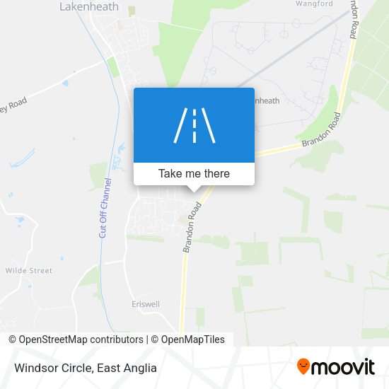 Windsor Circle map