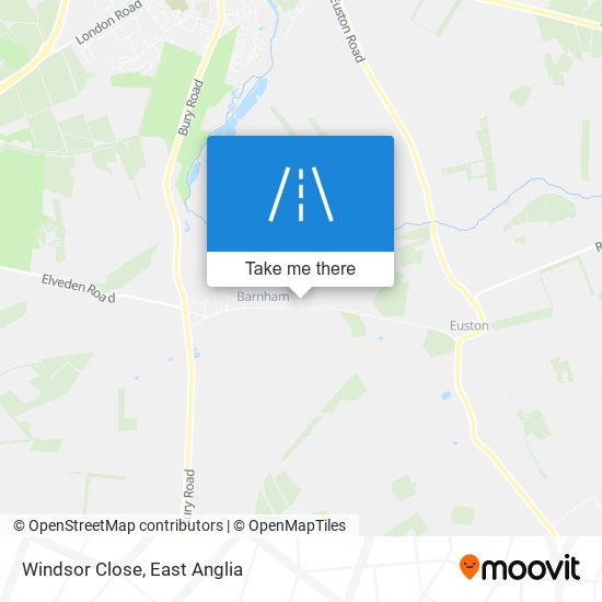 Windsor Close map