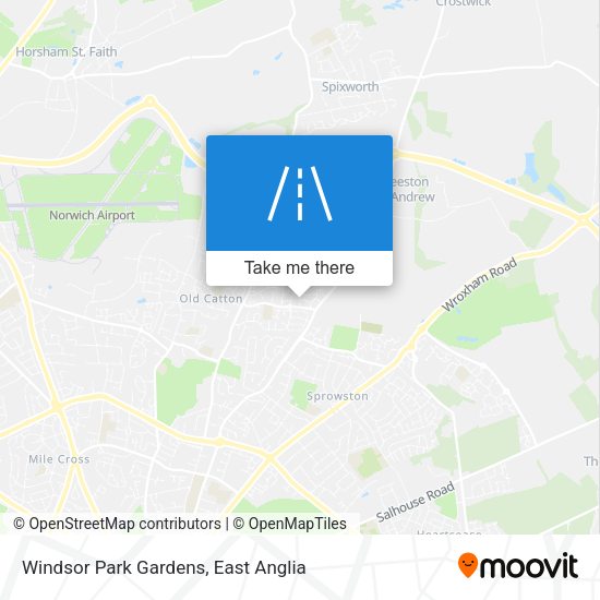 Windsor Park Gardens map