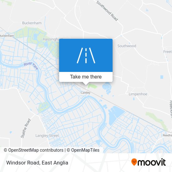 Windsor Road map