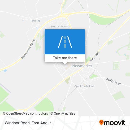 Windsor Road map