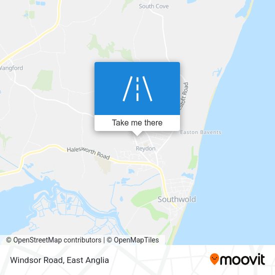 Windsor Road map
