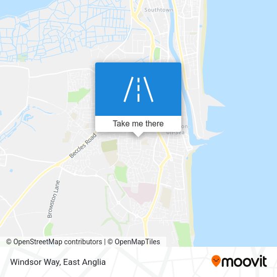 Windsor Way map