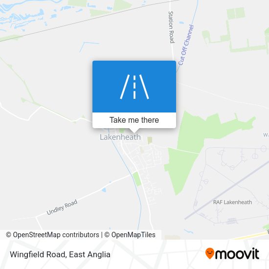 Wingfield Road map