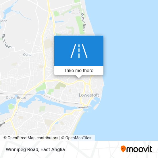 Winnipeg Road map