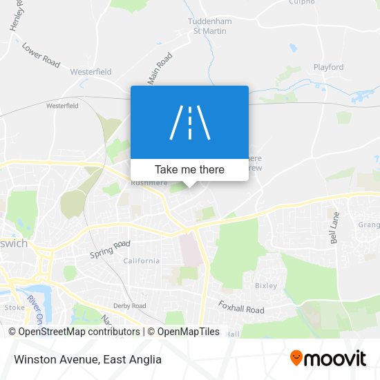 Winston Avenue map