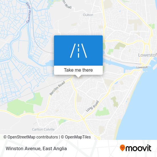 Winston Avenue map