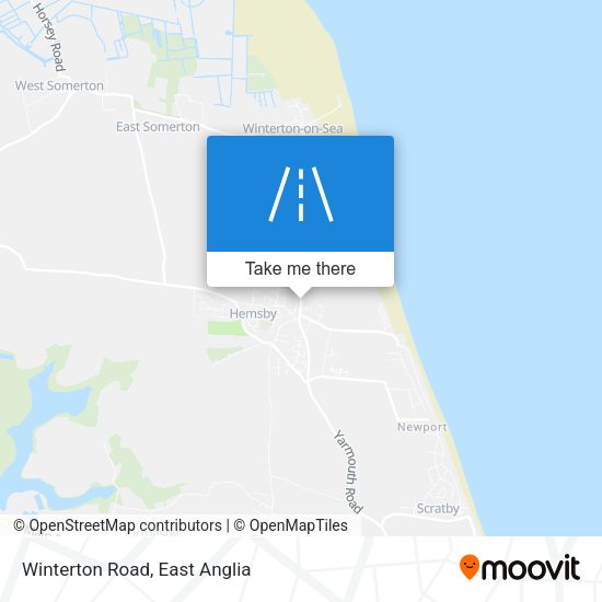 Winterton Road map