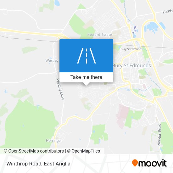 Winthrop Road map