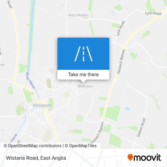 Wistaria Road map