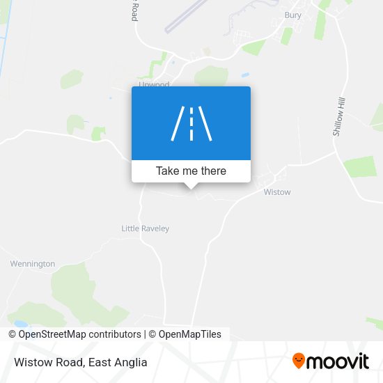 Wistow Road map