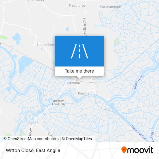 Witton Close map
